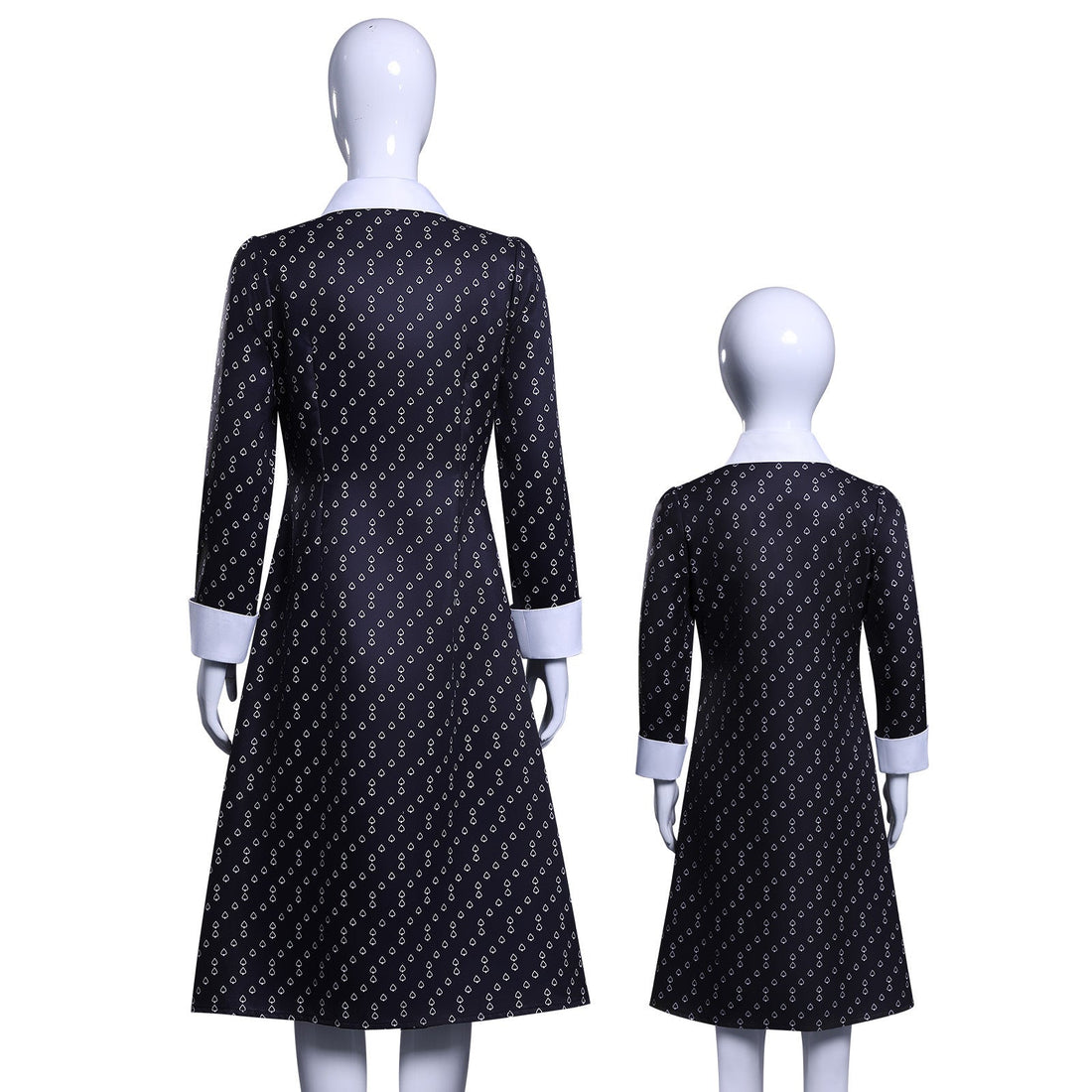 [ylevol] Wednesday 2 Addams Adult and Kids Black Dress Cosplay Costumes