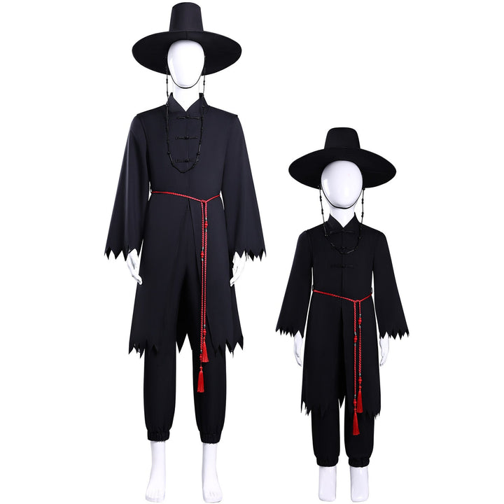 [ylevol] KPop Demon Hunters Saja Boys Jinu Combat Suit Cosplay Costumes
