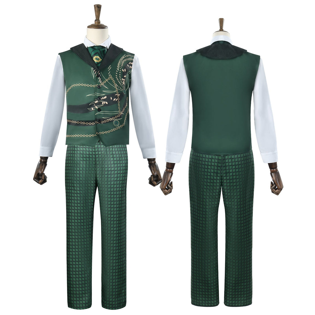 [ylevol] Wicked The Wonderful Wizard of Oz Green Suit Cosplay Costumes