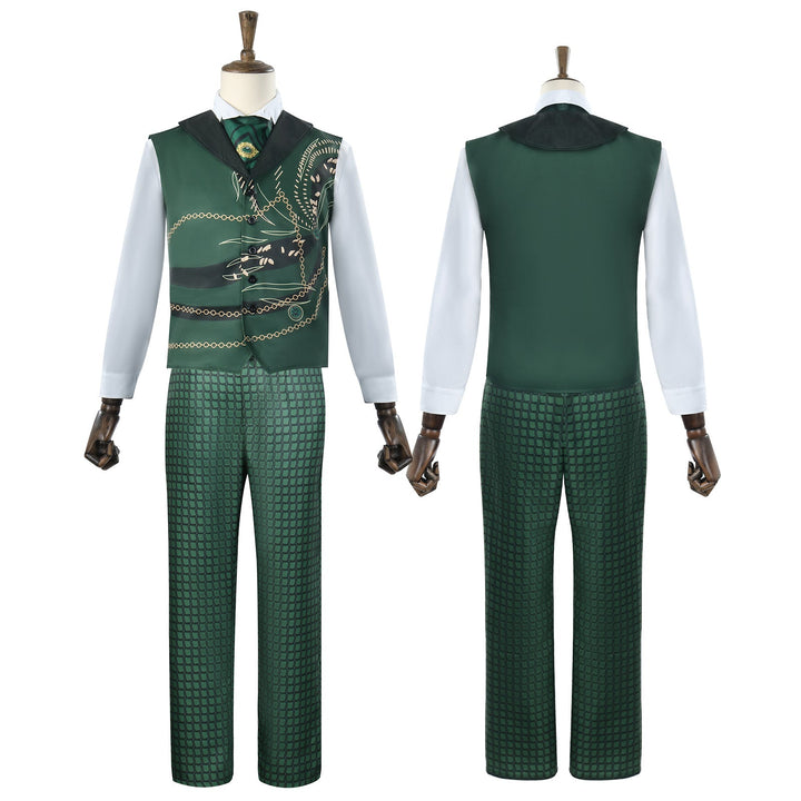 [ylevol] Wicked The Wonderful Wizard of Oz Green Suit Cosplay Costumes