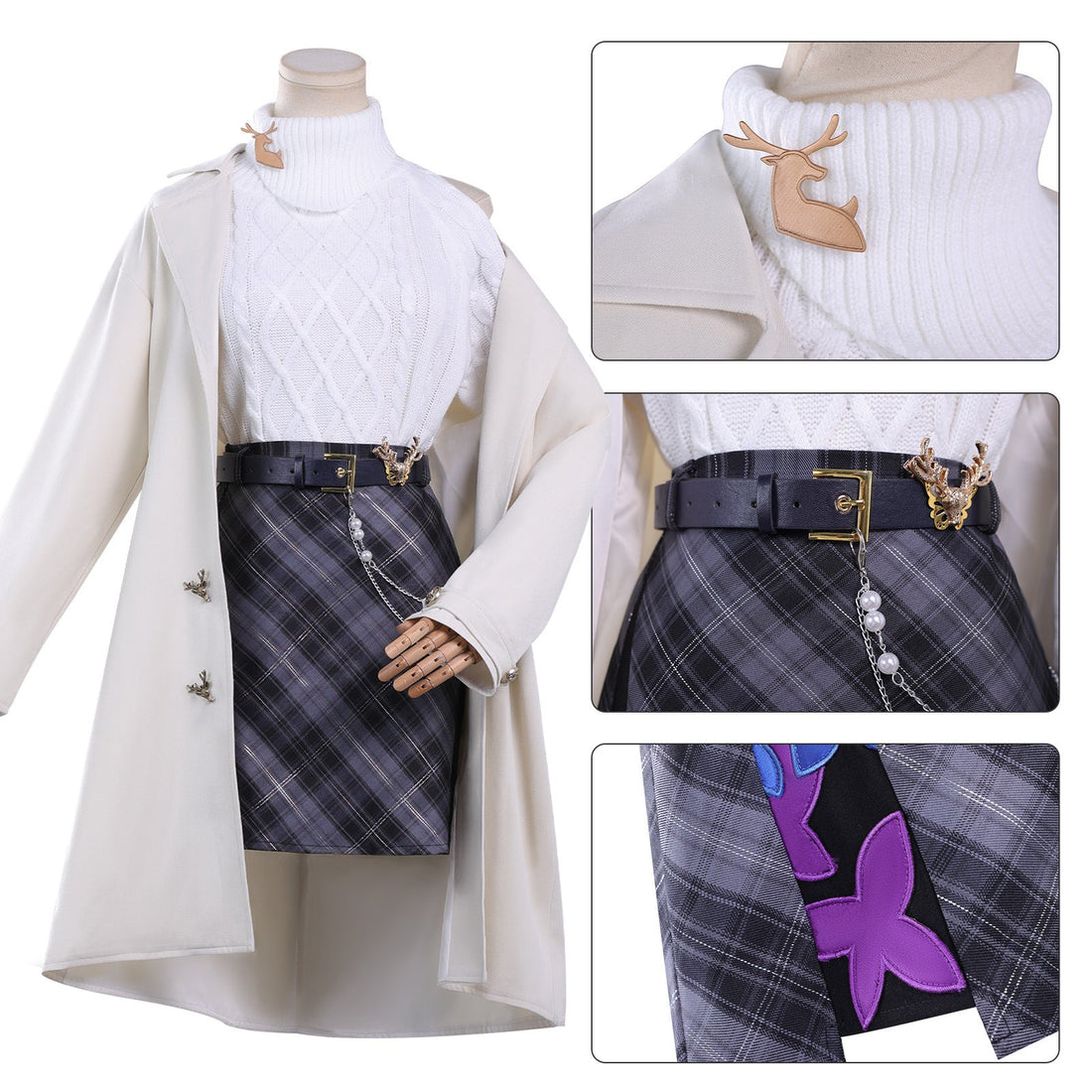 [ylevol] Honkai: Star Rail Castorice Phainon Khaslana X Luckin Cosplay Costumes