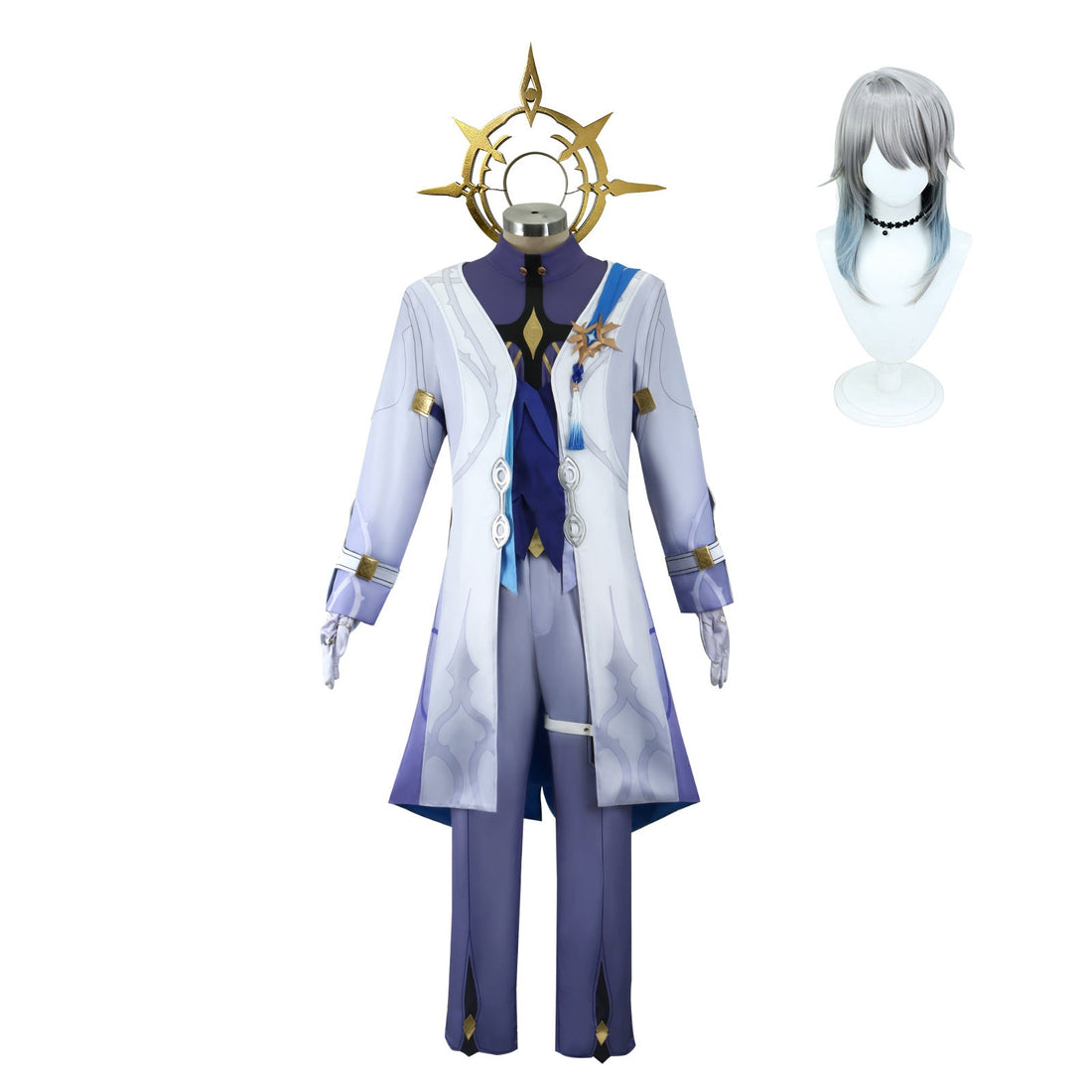 [ylevol] Honkai: Star Rail Sunday White Blue Outfit Carnival Cosplay Costumes