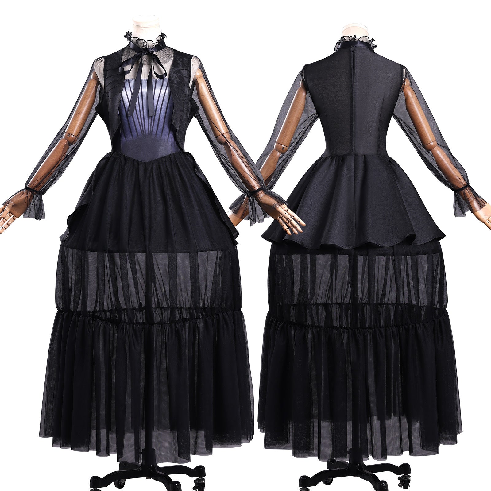 [ylevol] Wednesday Addams Season 2 Adult Kids Prom Dress Cosplay Costumes