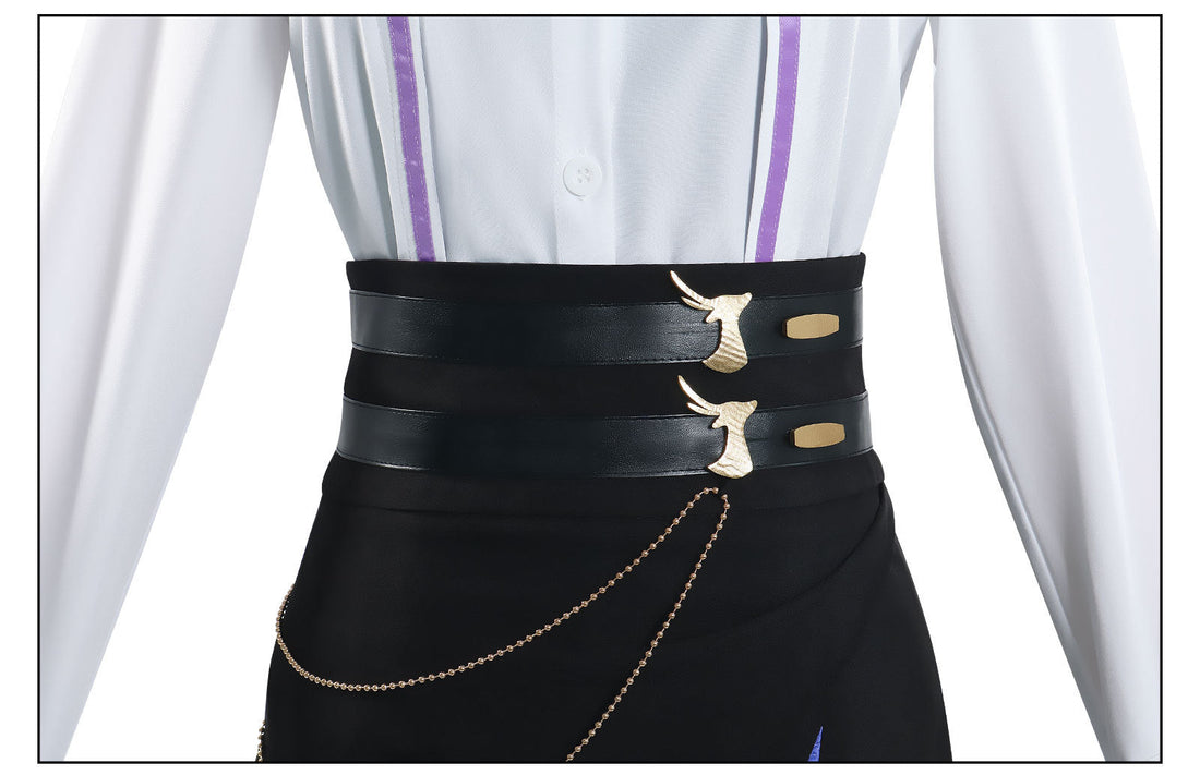 [ylevol] Game Genshin Impact Clorinde X Luckin Coffee Cosplay Costumes