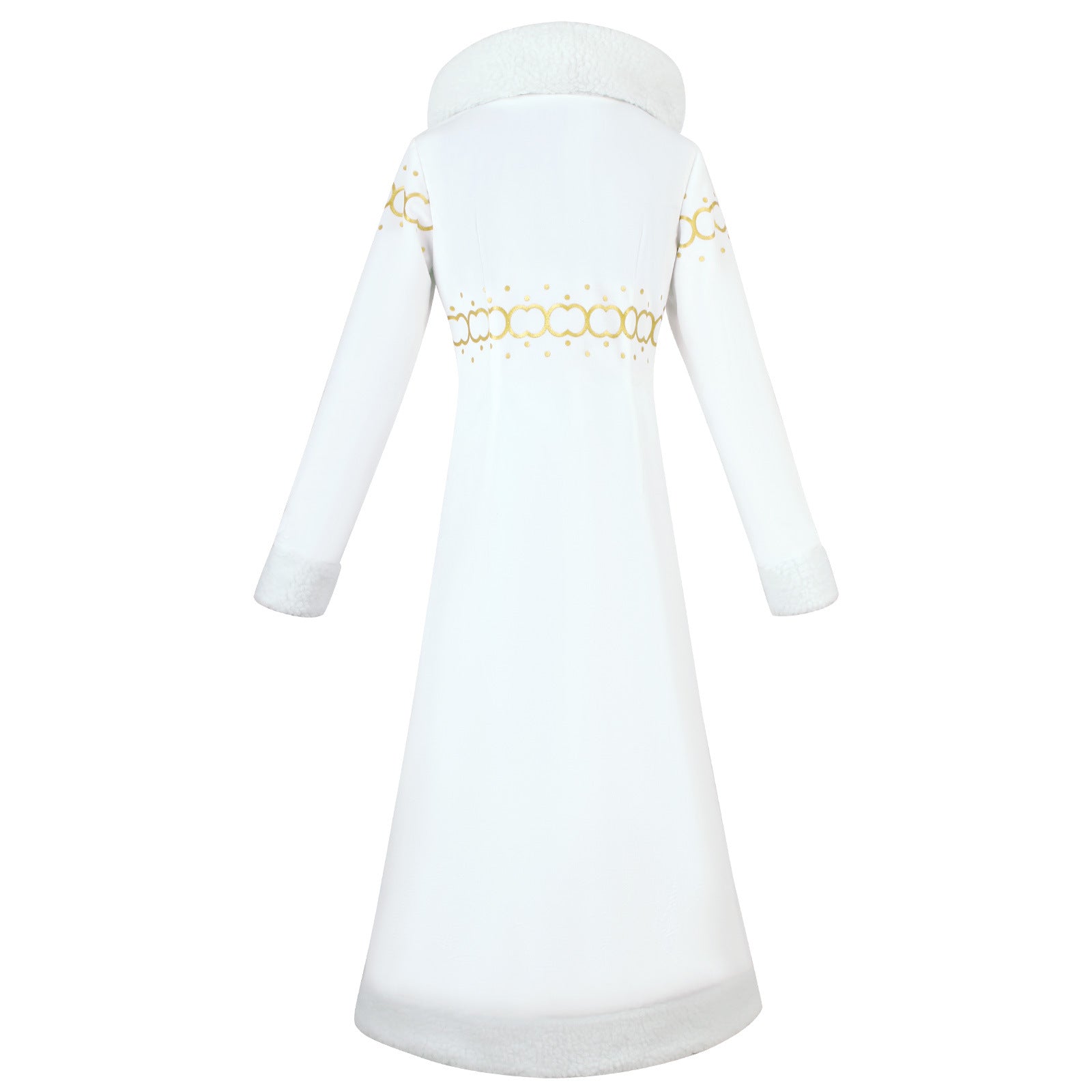 [ylevol] Anime Navigation Nico Robin Fur-collared Coat Cosplay Costumes