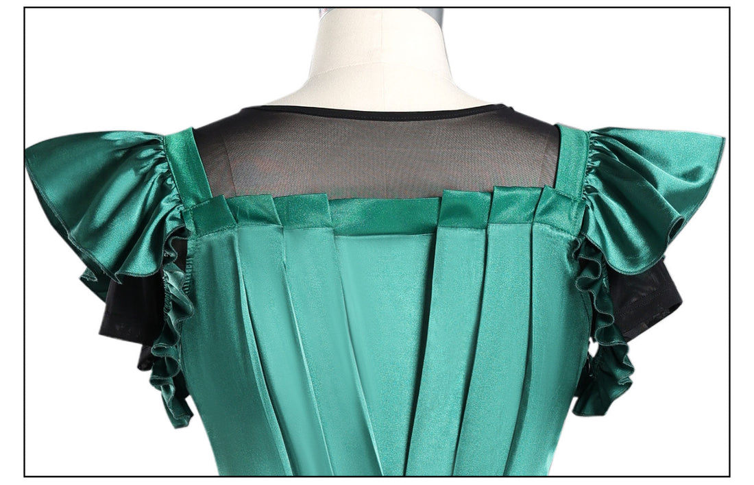 [ylevol] Wednesday 2 Addams Agnes Nevermore Academy Dance Dress Adult Kids Costumes