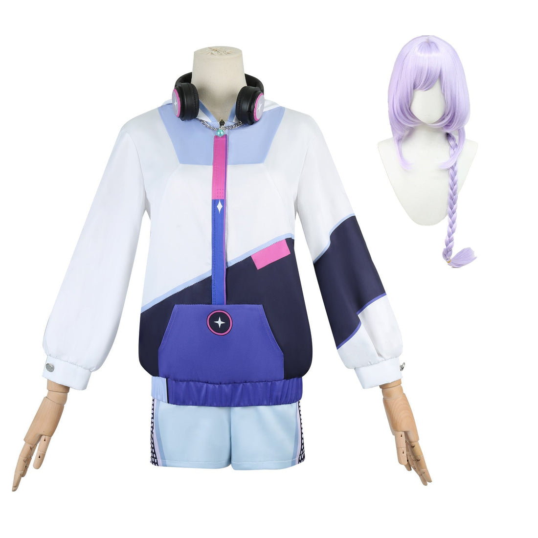 [ylevol] Game Genshin Impact ANTA X Qiqi Jacket Fullset Cosplay Costumes