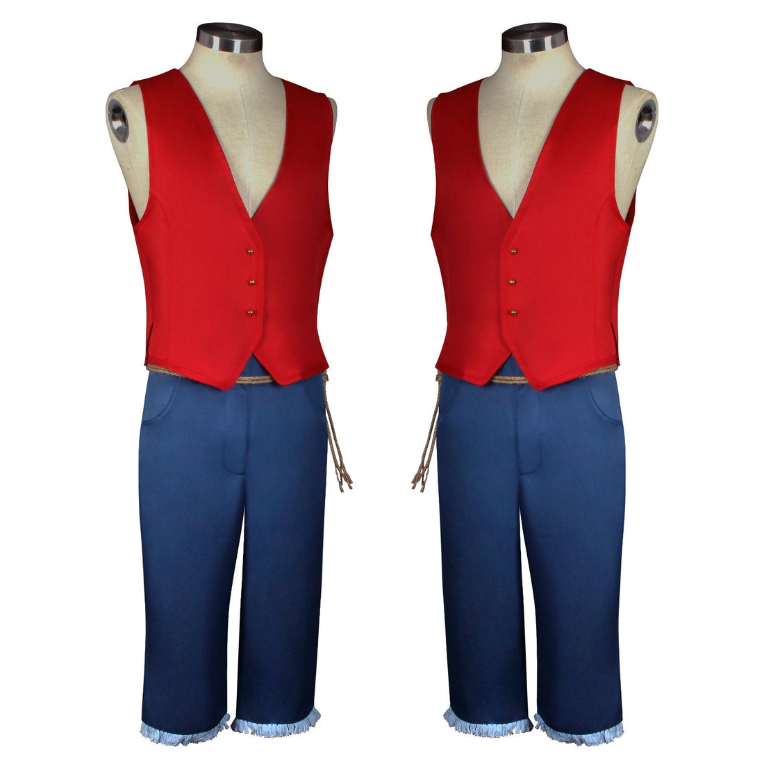 [ylevol] Anime Navigation Film Monkey D. Luffy Red Vest Cosplay Costumes