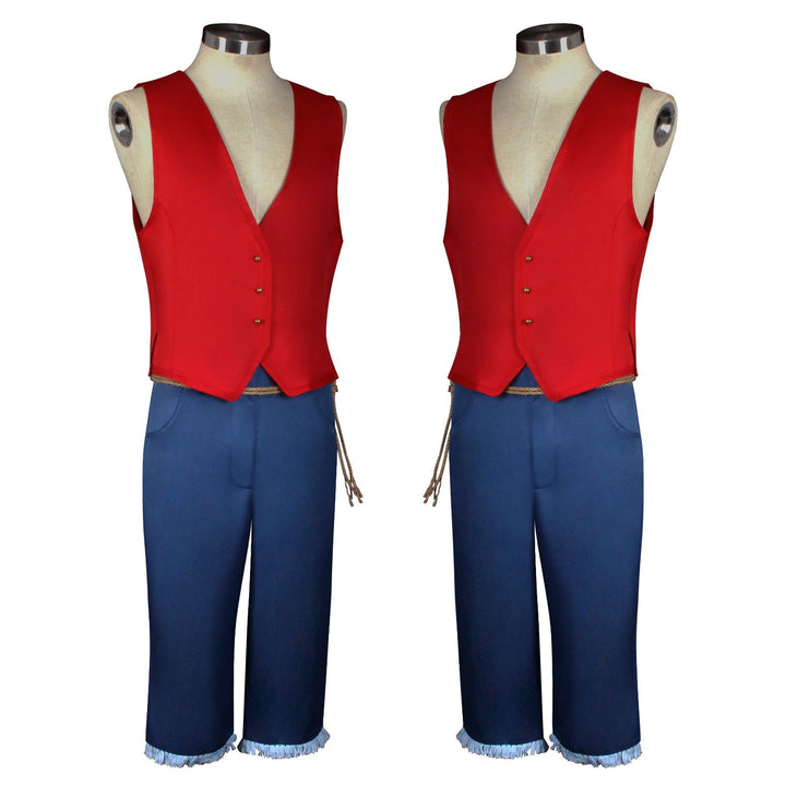 [ylevol] Anime Navigation Film Monkey D. Luffy Red Vest Cosplay Costumes