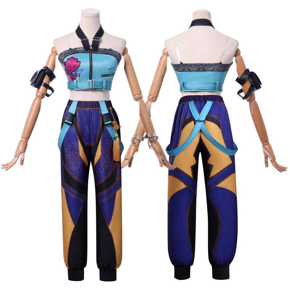 [ylevol] KPop Demon Hunters Zoey Outfit Fullset Adult Kids Cosplay Costumes