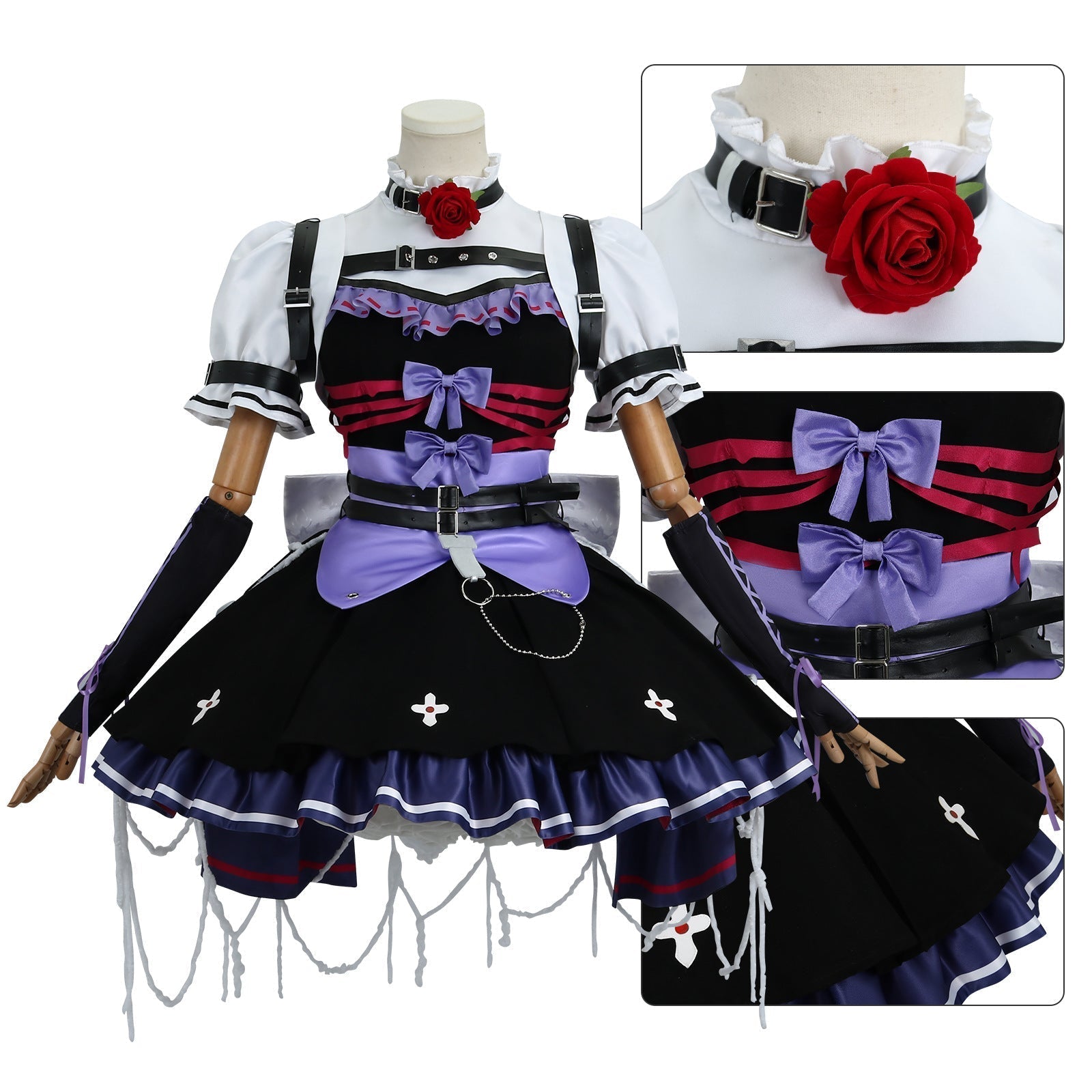 [ylevol] Identity V Gardener Emma Woods Halloween Purple Cosplay Costumes