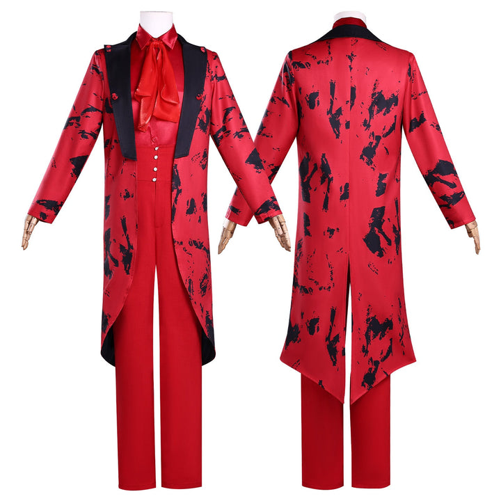 [ylevol] Wednesday 2 Addams Isaac Male Red Night Dress Cosplay Costumes