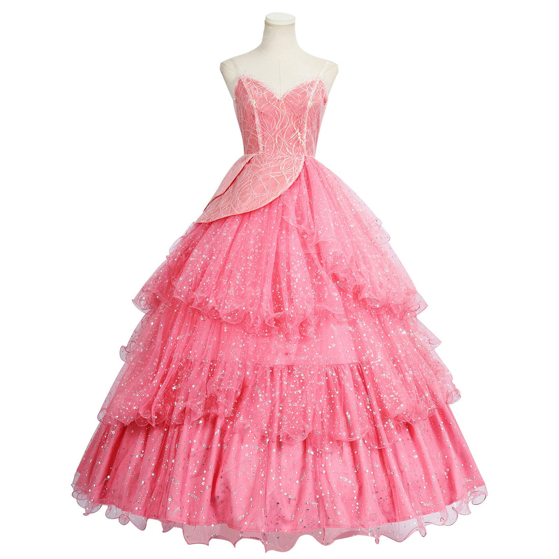 [ylevol] Wicked: For Good Witch Glinda Adult Pink Dress Cosplay Costumes