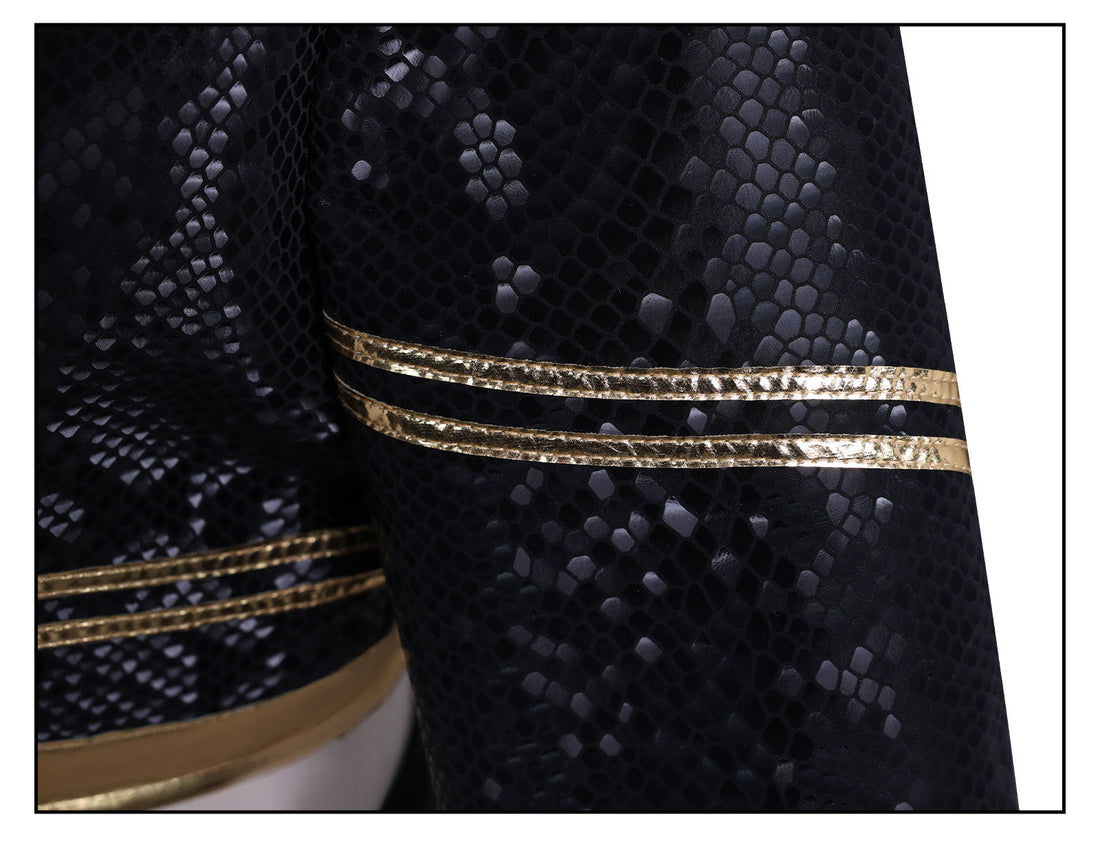 [ylevol] KPop Demon Hunters Zoey Black Gold Outfit Adult Kids Cosplay Costumes