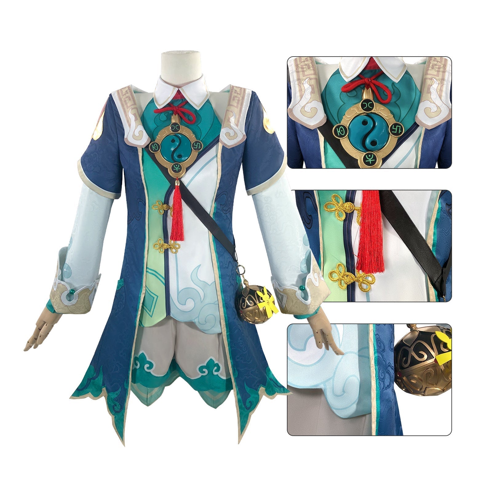 [ylevol] Game Honkai: Star Rail Huohuo Fullset with Tail Cosplay Costumes