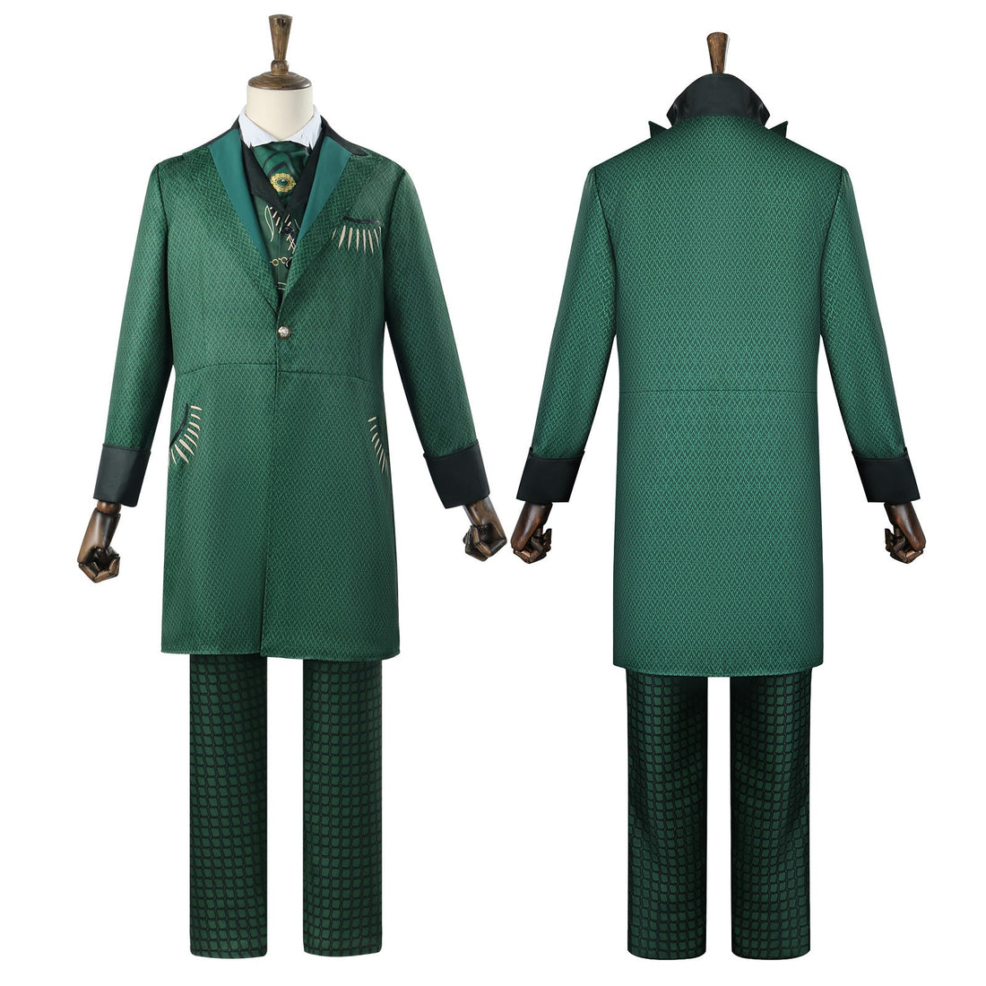 [ylevol] Wicked The Wonderful Wizard of Oz Green Suit Cosplay Costumes