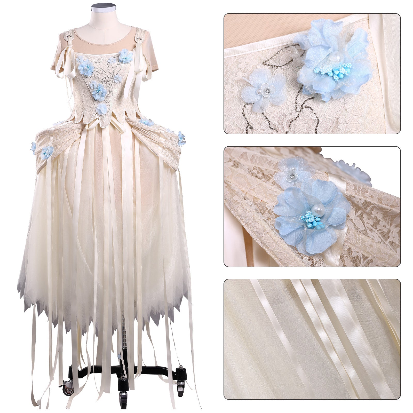 [ylevol] Wednesday 2 Addams Enid Sinclair Gown Dress Adult Kids Cosplay Costumes