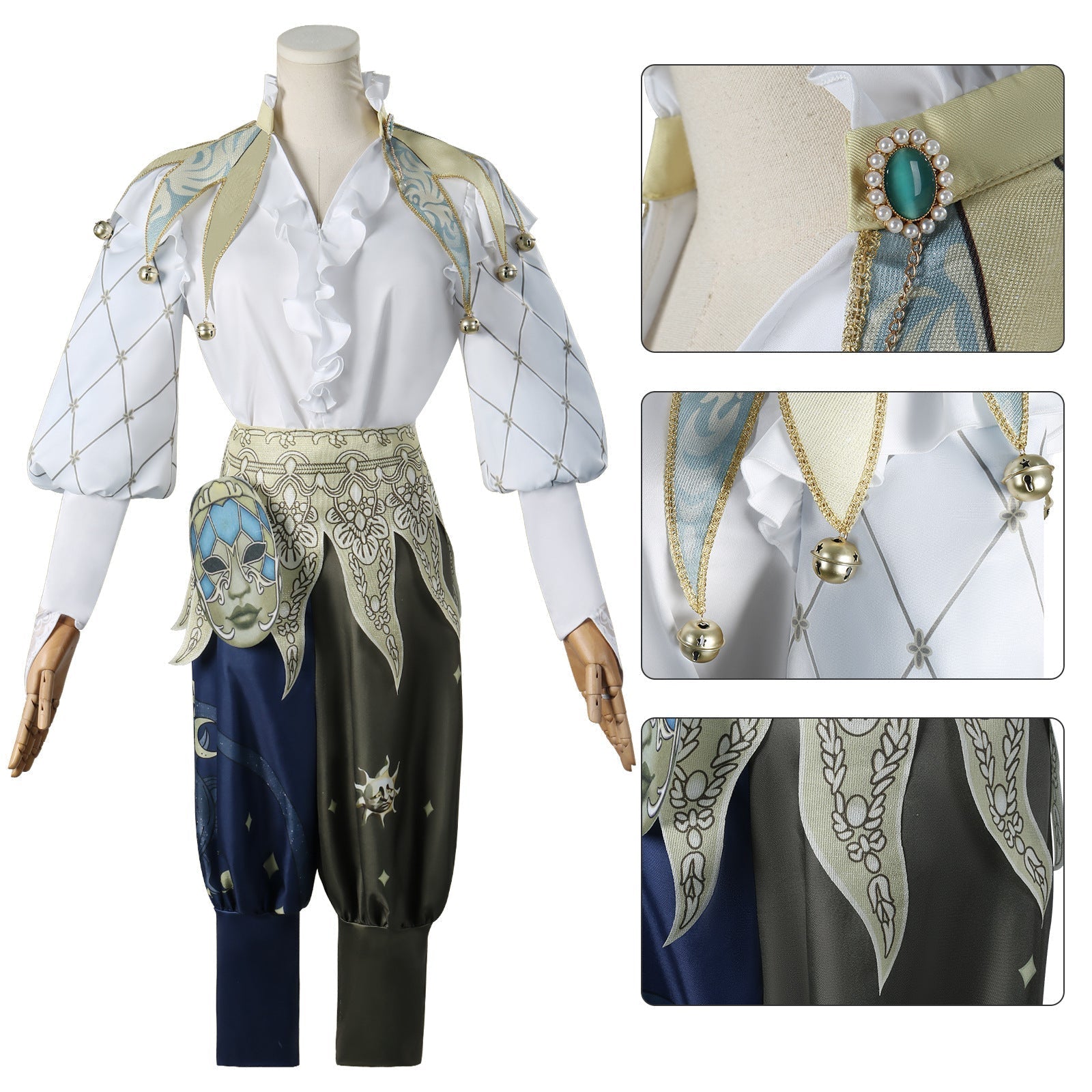[ylevol] Identity V Joker Weeping Clown Extinguished Sun Cosplay Costumes