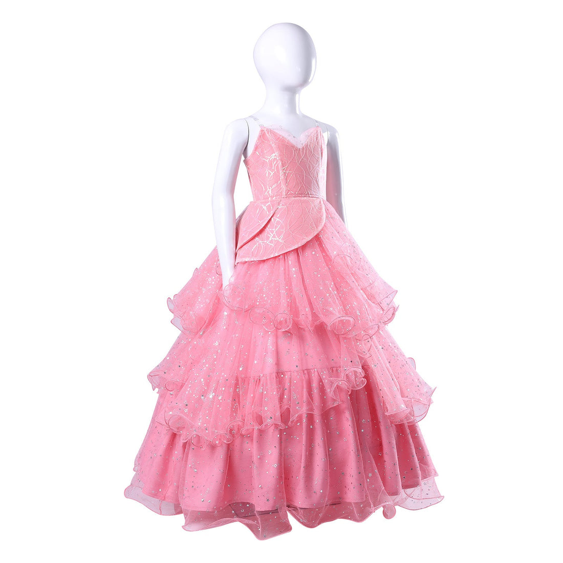 [ylevol] Wicked: For Good Witch Glinda Kids Pink Dress Cosplay Costumes