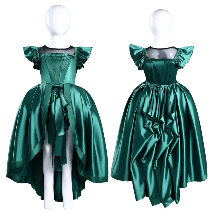 [ylevol] Wednesday 2 Addams Agnes Nevermore Academy Dance Dress Adult Kids Costumes