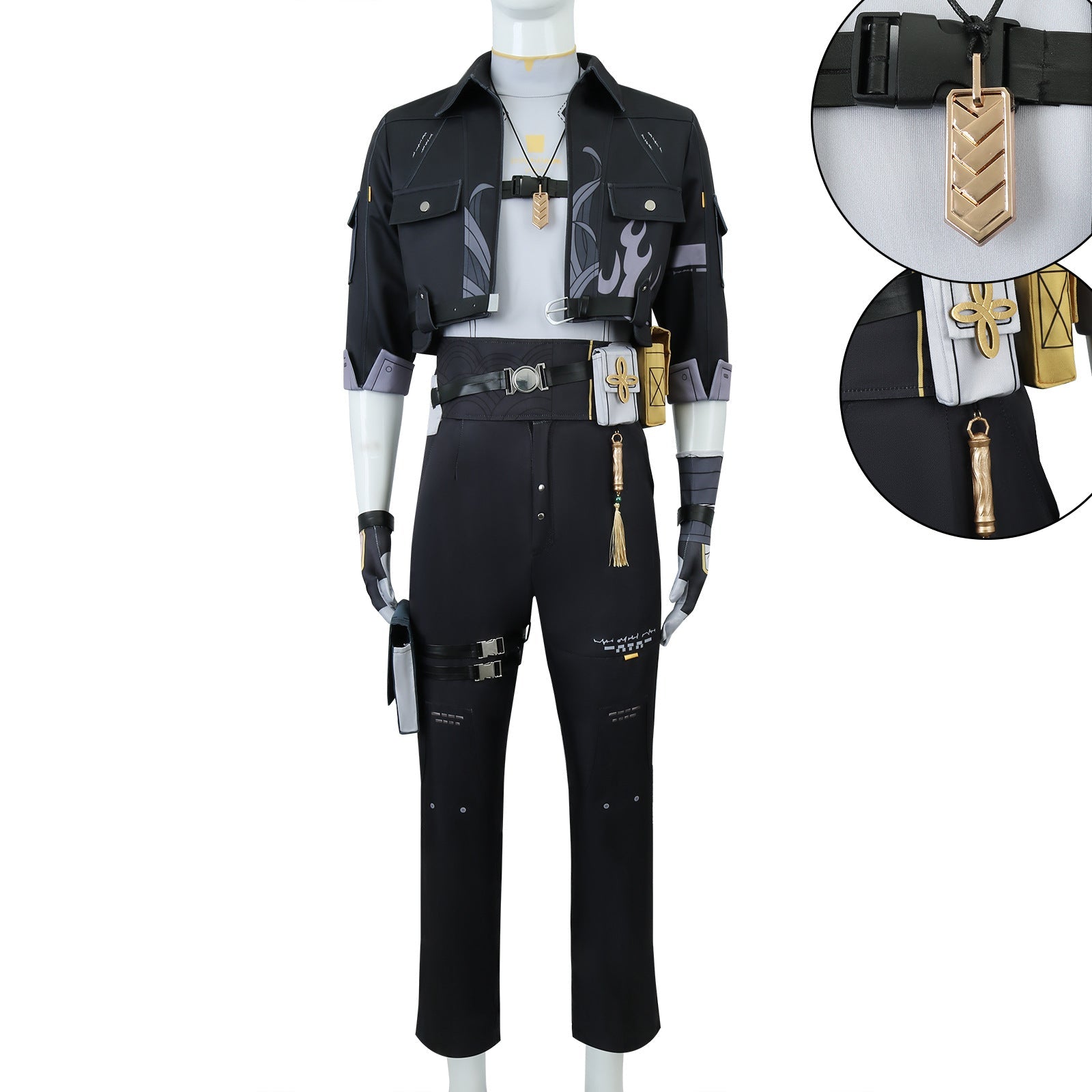 Wuthering Waves Furry Lingyang Lion Boy Rover Cosplay Costumes