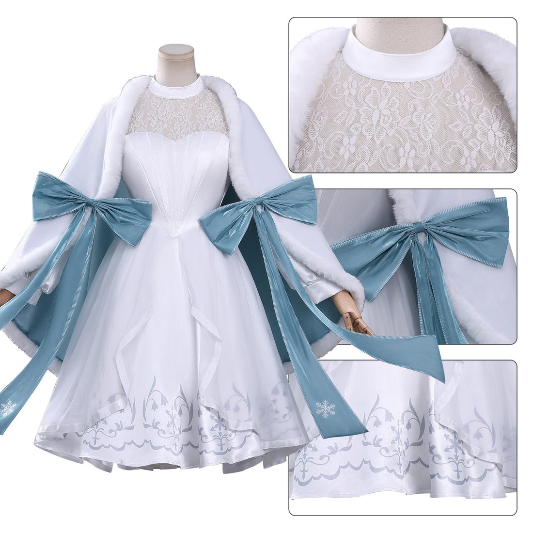 Identity V Emma Woods Gardener Ice Festival Suit Cosplay Costumes