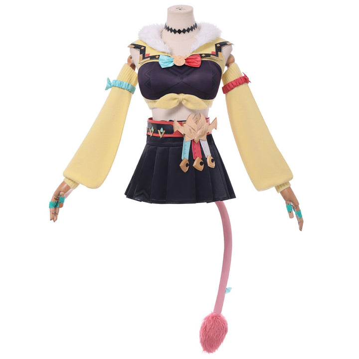 [ylevol] Genshin Impact Varesa Shirt Skirt Tail Fullset Cosplay Costumes