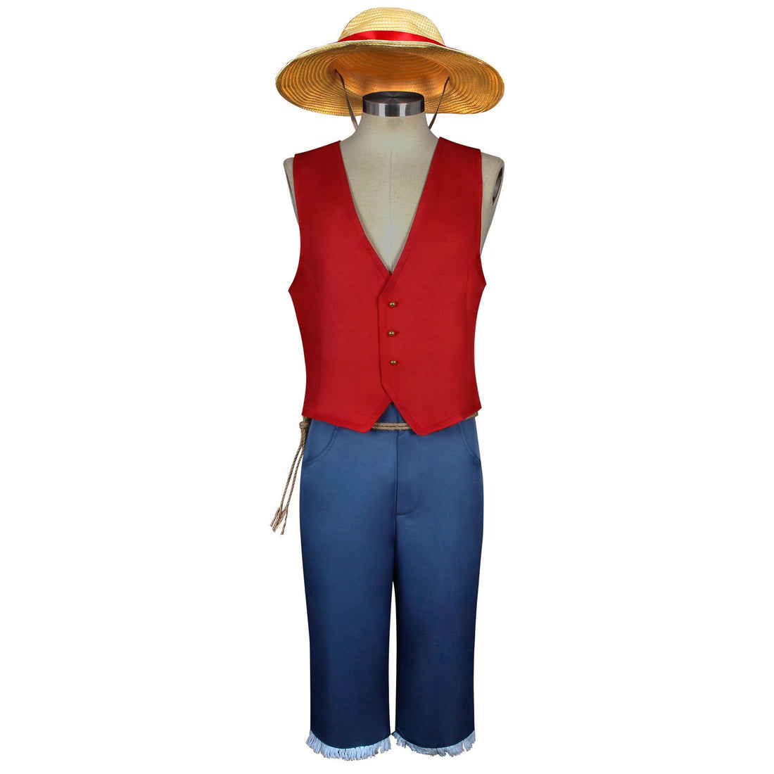 [ylevol] Anime Navigation Film Monkey D. Luffy Red Vest Cosplay Costumes
