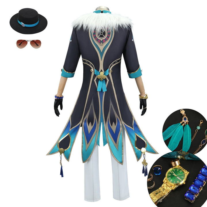 [ylevol] Honkai: Star Rail Aventurine Fullset Glasses Watch Cosplay Costumes
