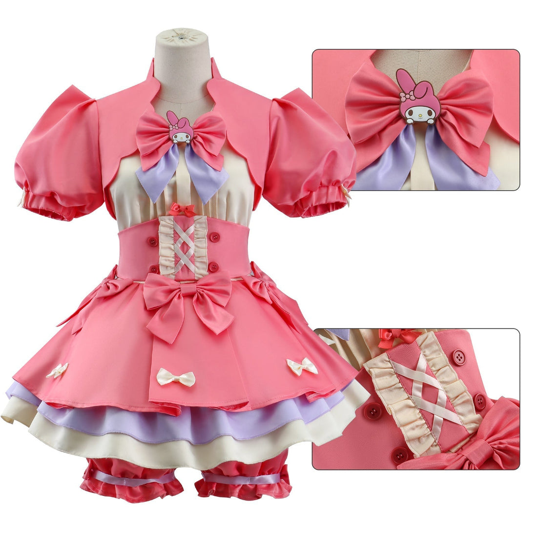 [ylevol] Identity V My Melody Lily Barrier Cheerleader Uniform Cosplay Costumes