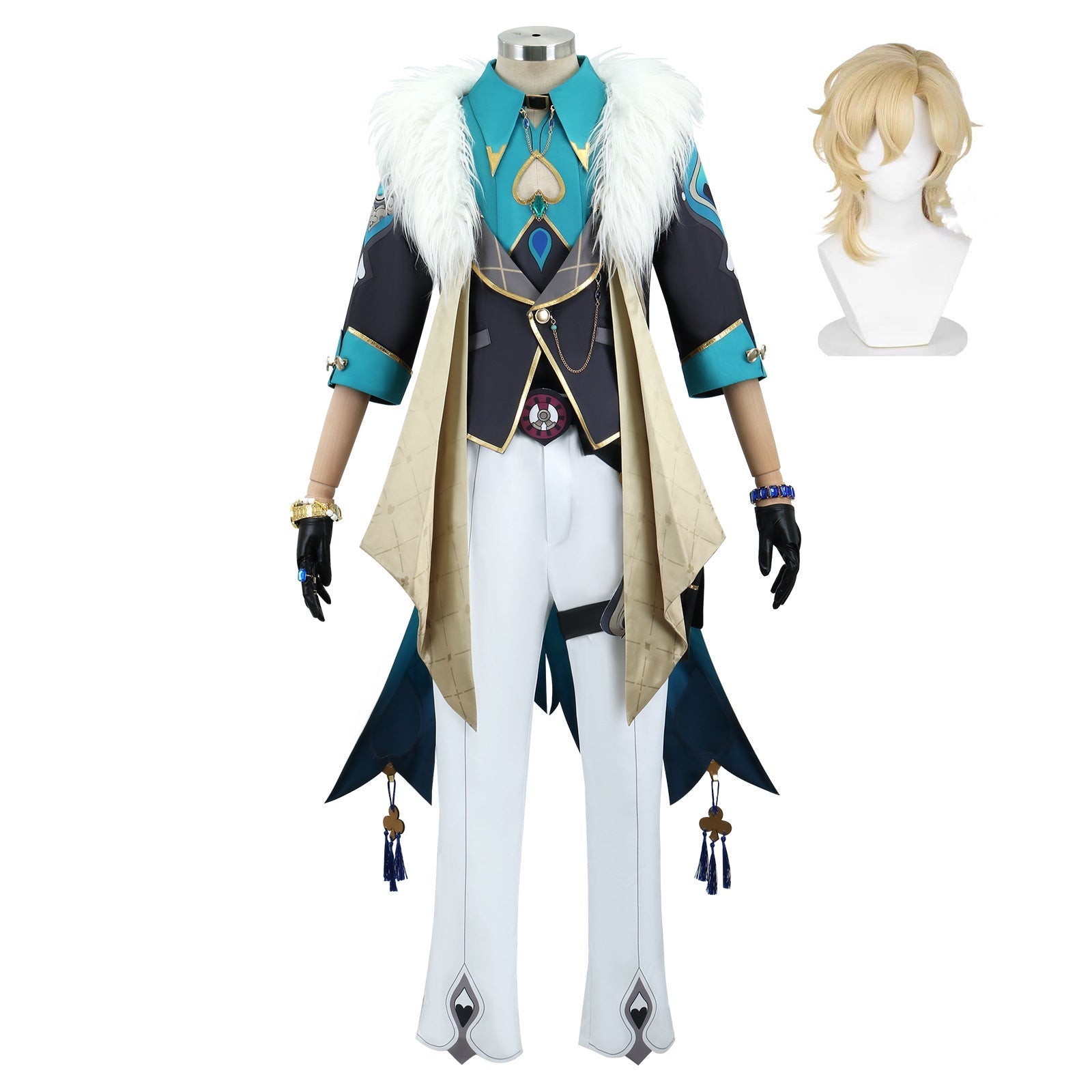 [ylevol] Honkai: Star Rail Aventurine Fullset Glasses Watch Cosplay Costumes