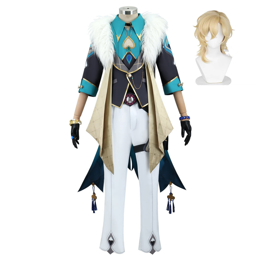 [ylevol] Honkai: Star Rail Aventurine Fullset Glasses Watch Cosplay Costumes