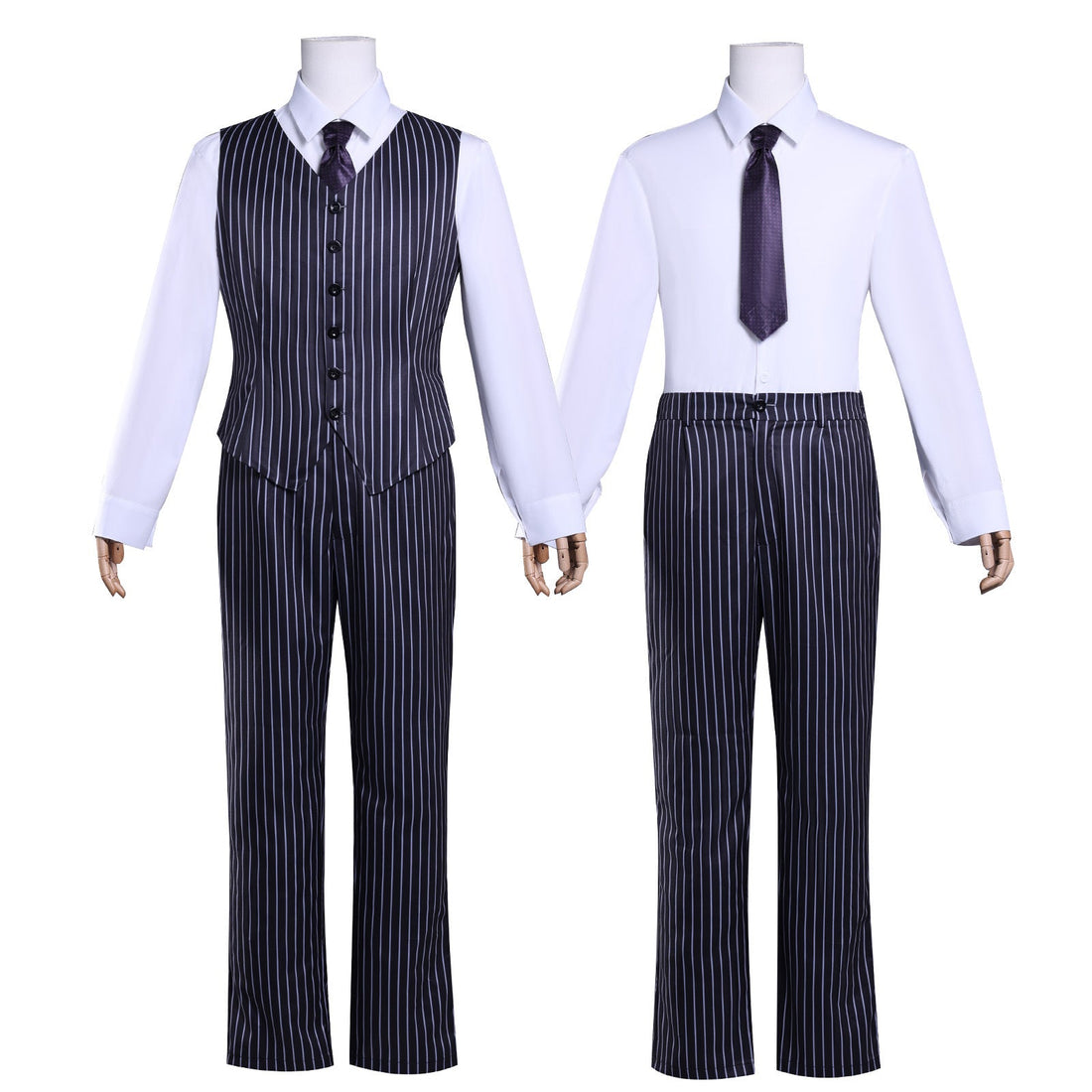 [ylevol] Wednesday 2 Gomez Addams Striped Suit Male Cosplay Costumes