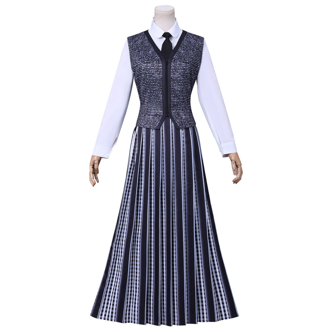 [ylevol] Wednesday 2 Addams Nevermore Academy Uniform Adult Kids Cosplay Costumes