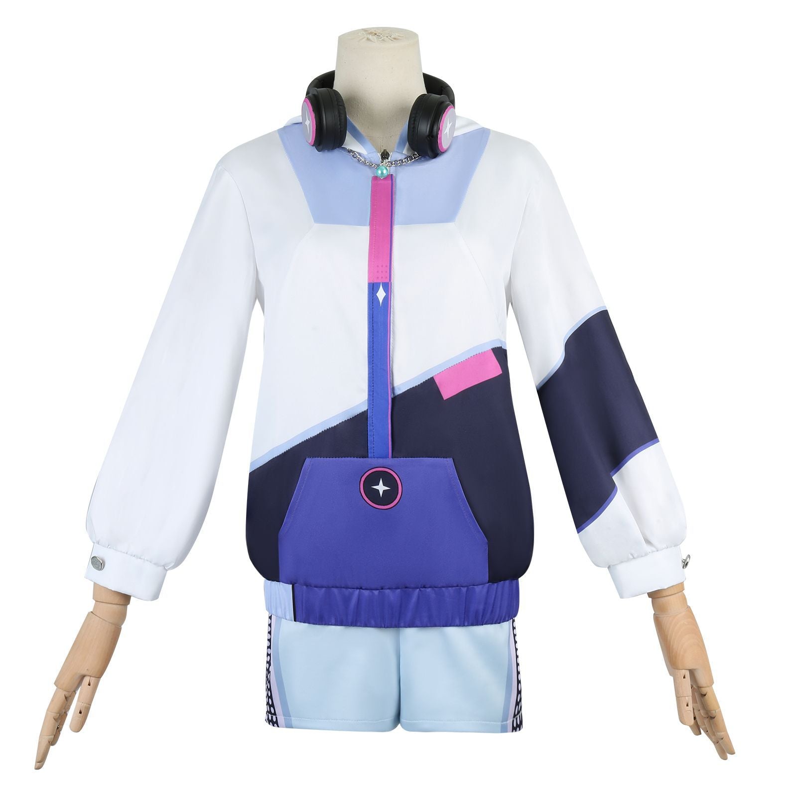 [ylevol] Game Genshin Impact ANTA X Qiqi Jacket Fullset Cosplay Costumes