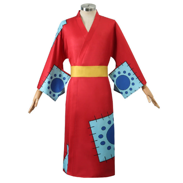 [ylevol] Anime Navigation Wano Country Monkey D. Luffy Kimono Cosplay Costumes