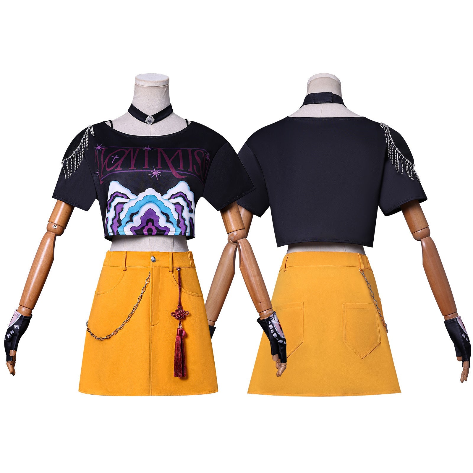 [ylevol] KPop Demon Hunters Mira Outfit Fullset Adult Kids Cosplay Costumes