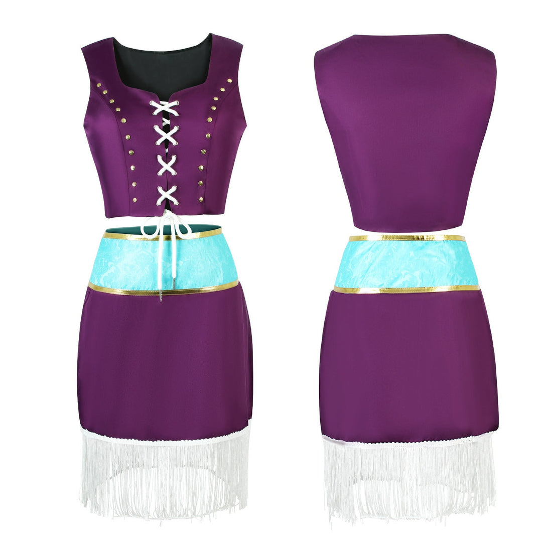 [ylevol] Anime Navigation Nico Robin Fur-collared Coat Cosplay Costumes