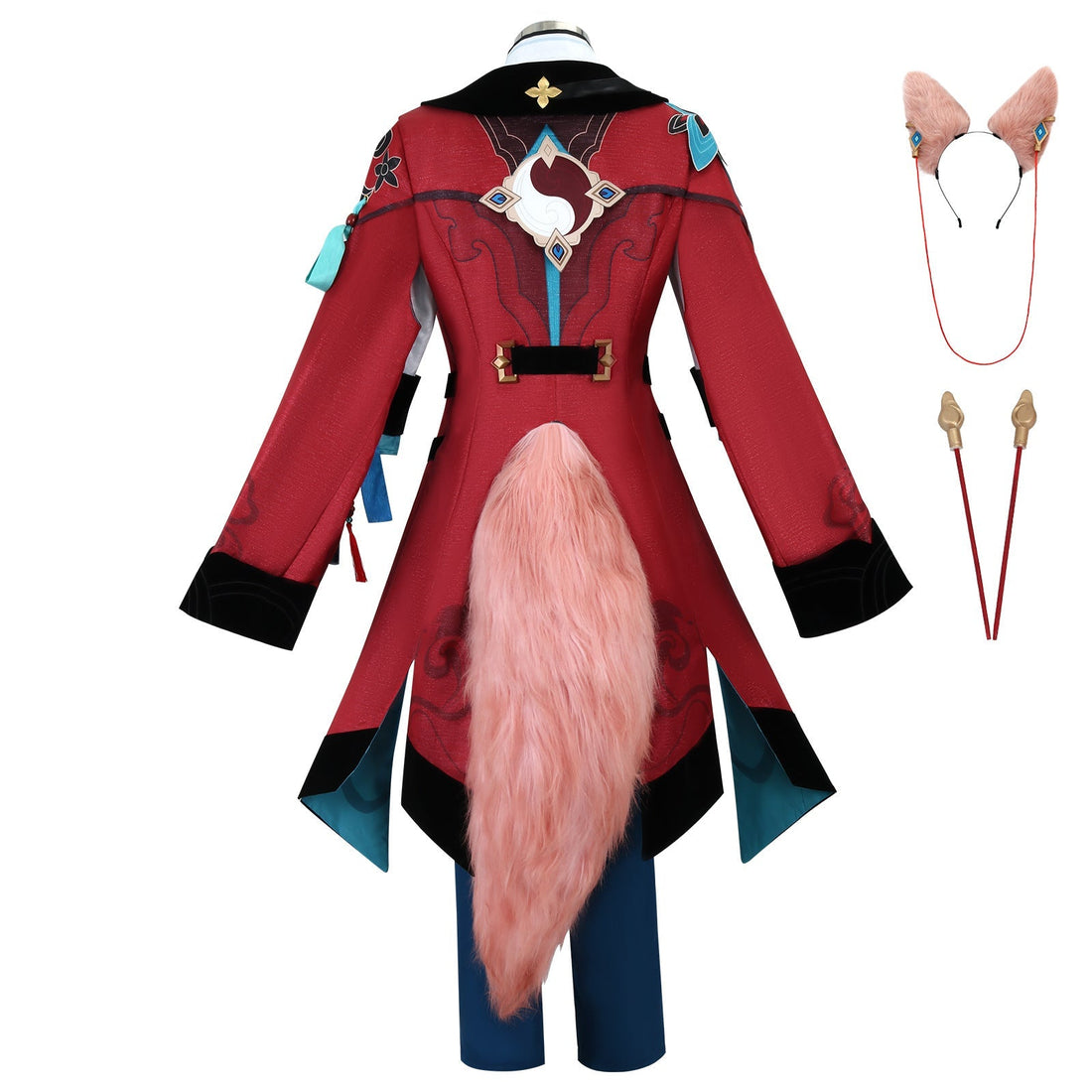 [ylevol] Game Honkai: Star Rail Jiao Qiu Fullset with Tail Cosplay Costumes