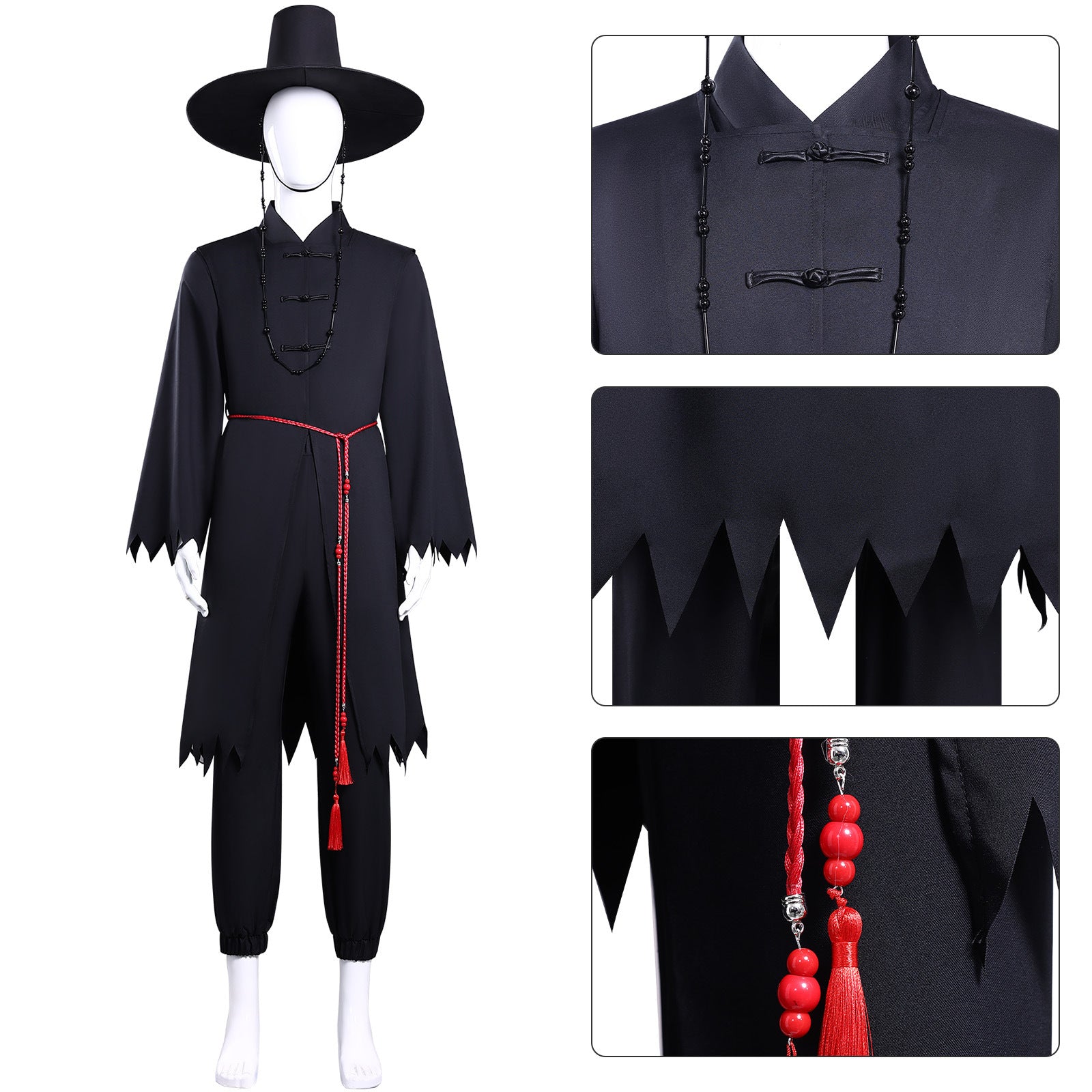 [ylevol] KPop Demon Hunters Saja Boys Jinu Combat Suit Cosplay Costumes