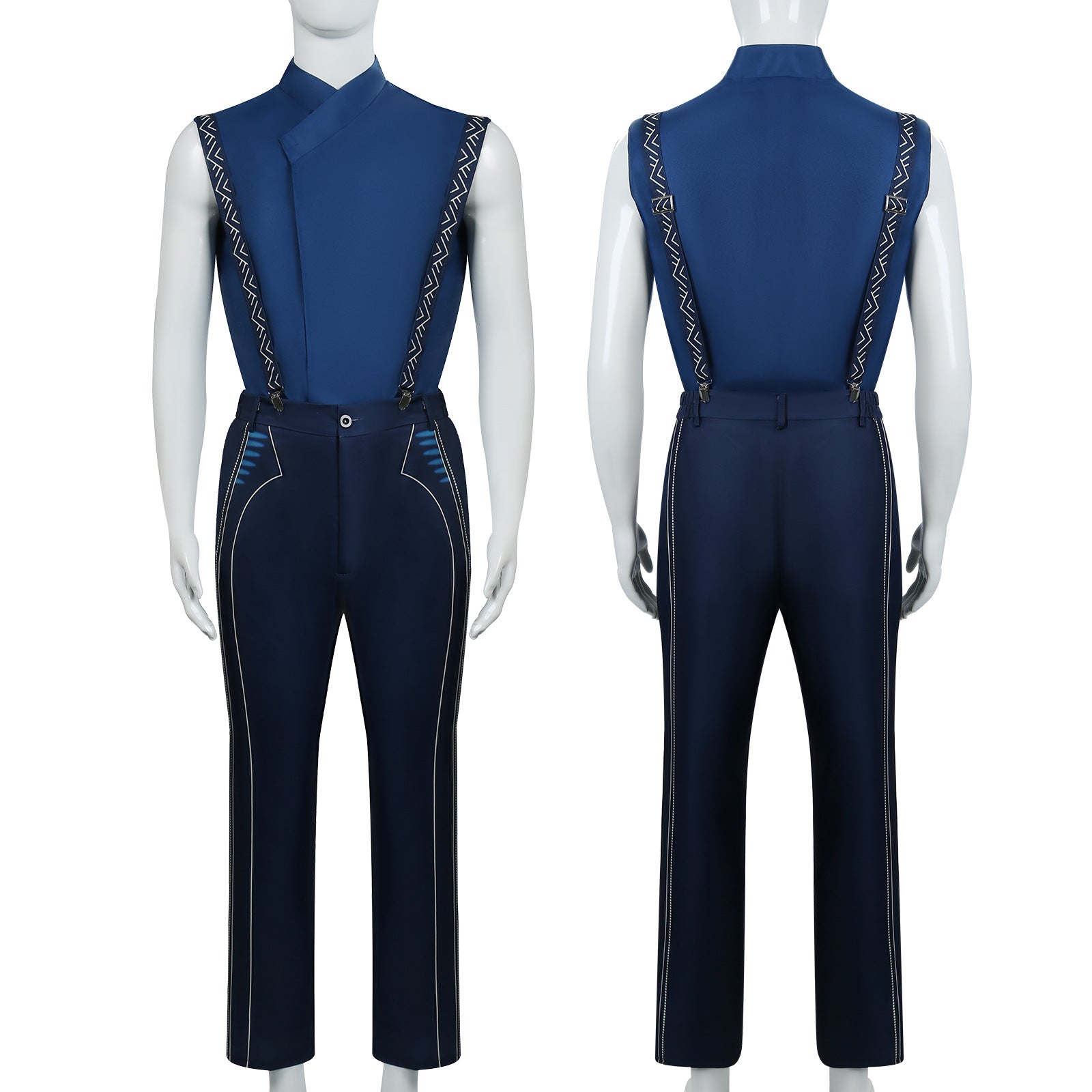 [ylevol] Wicked: For Good Prince Fiyero Navy Blue Suit Cosplay Costumes