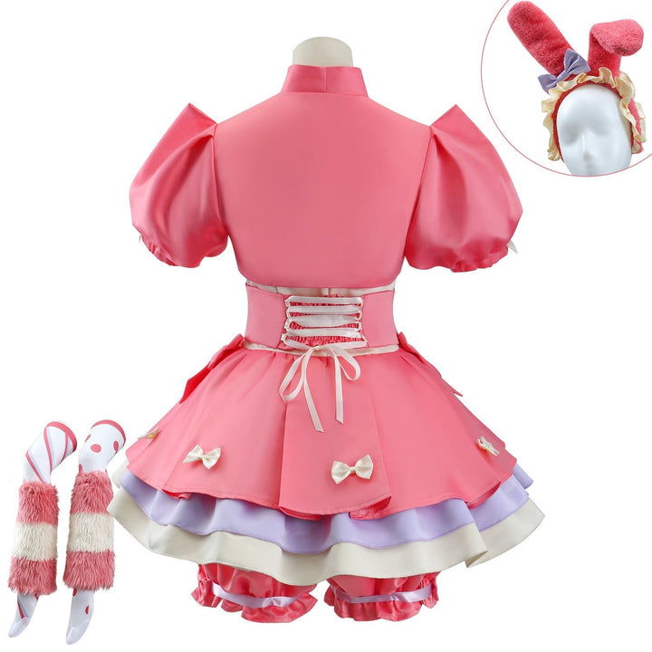 [ylevol] Identity V My Melody Lily Barrier Cheerleader Uniform Cosplay Costumes