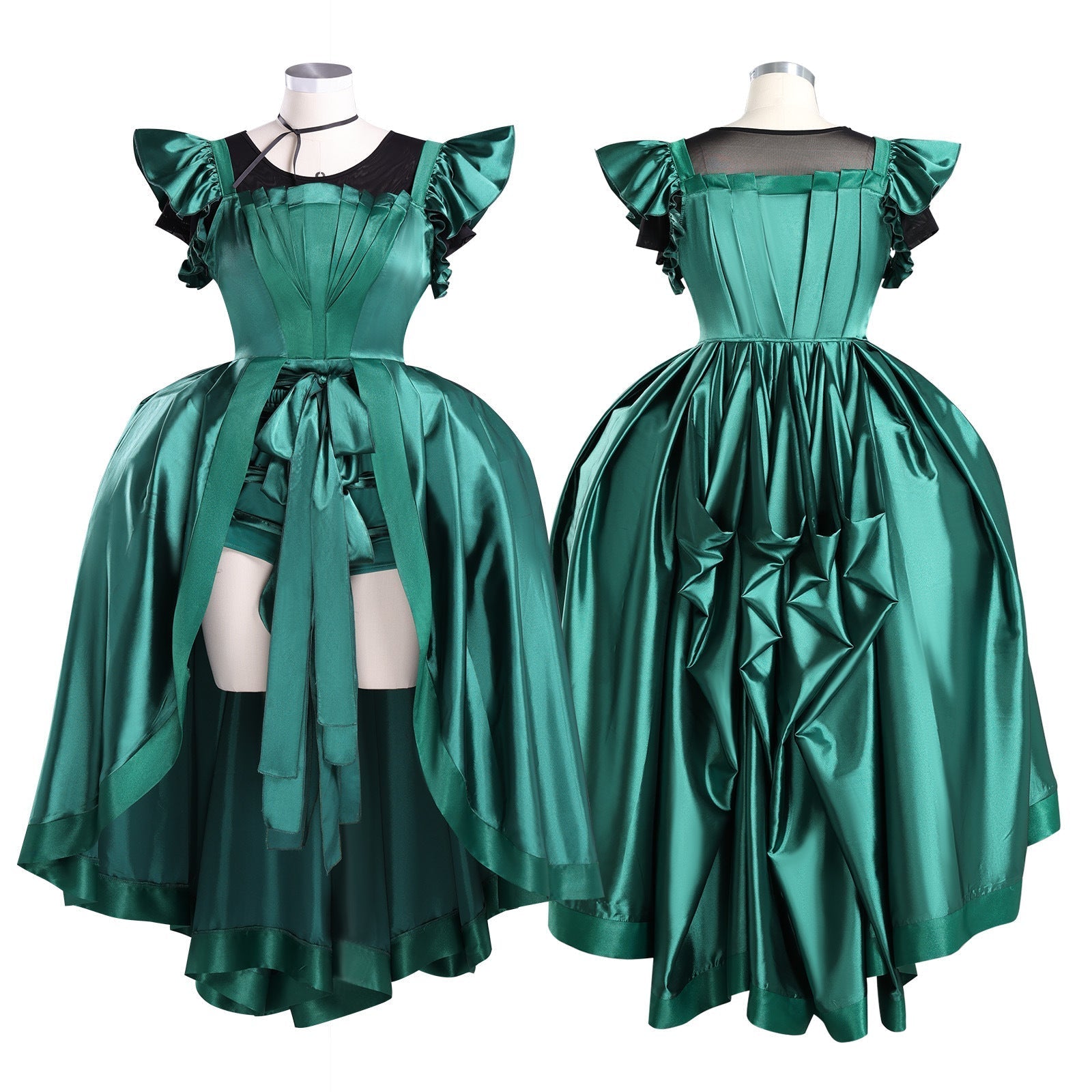 [ylevol] Wednesday 2 Addams Agnes Nevermore Academy Dance Dress Adult Kids Costumes