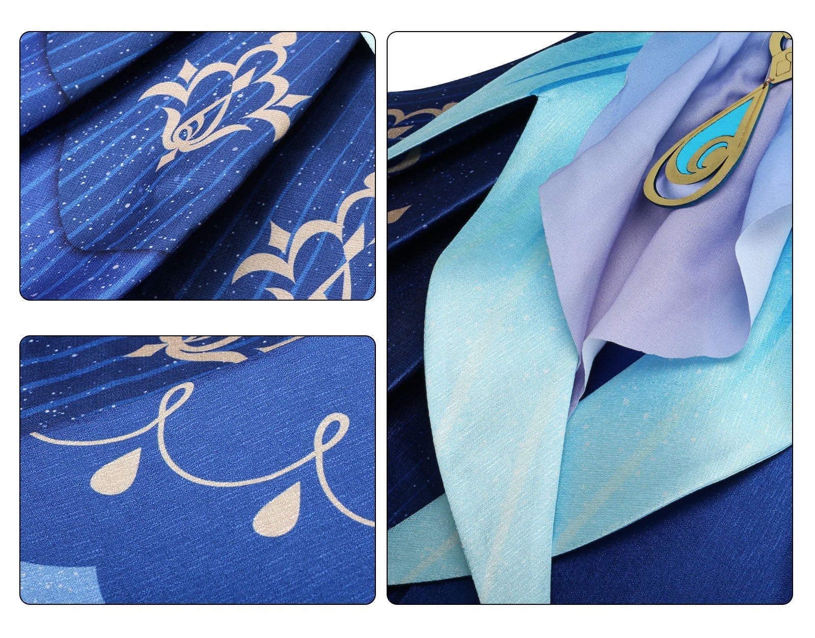 [ylevol] Genshin Impact Focalors Furina de Fontaine Black Cosplay Costumes