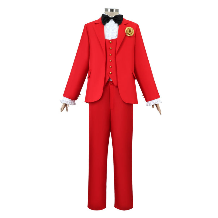 [ylevol] Beetle Juice Michael Keaton Red Suit Halloween Cosplay Costumes