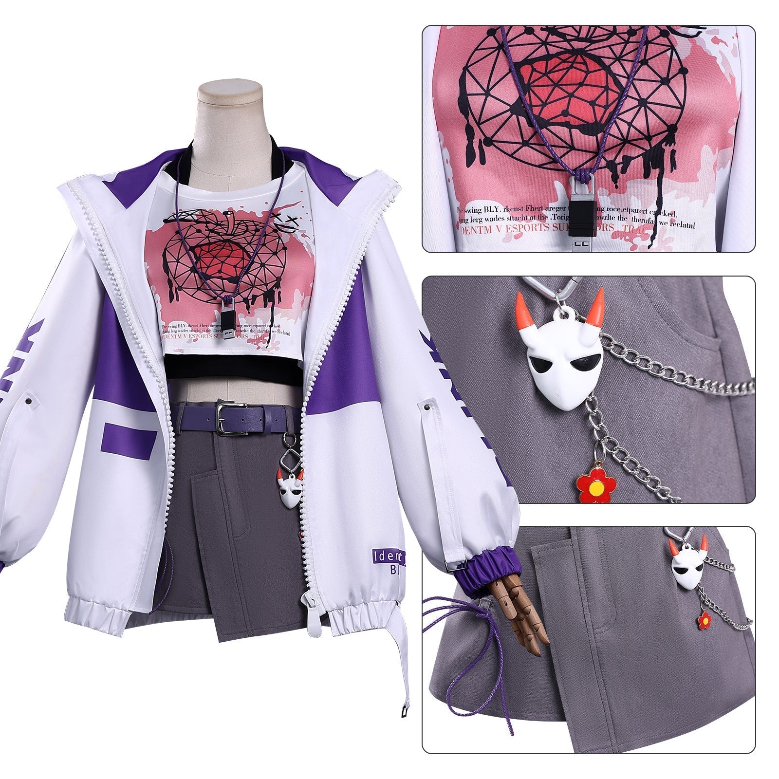 [ylevol] Identity V Mechanic Tracy Reznik BLK.TRACY Skin Cosplay Costumes