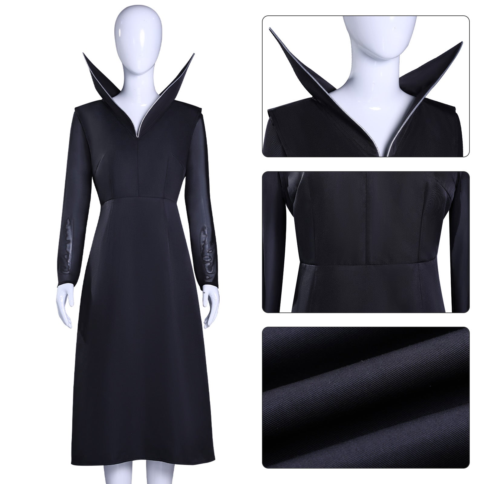 [ylevol] Wednesday The Addams Family 2 Granny Hester Frump Dress Cosplay Costumes