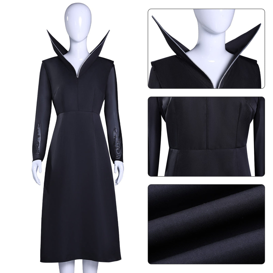 [ylevol] Wednesday The Addams Family 2 Granny Hester Frump Dress Cosplay Costumes