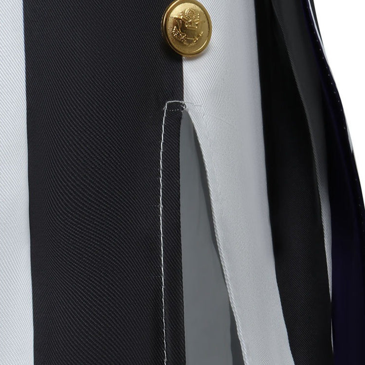 [ylevol] Beetle Juice Michael Keaton Stripe Suit Women Cosplay Costumes