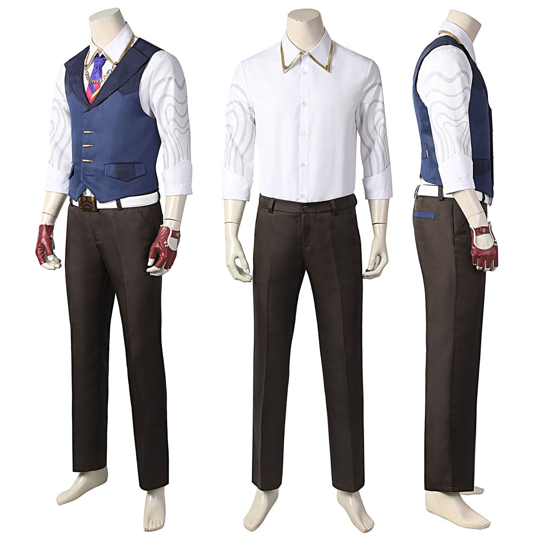 [ylevol] Valorant Chamber Outfit Male Fullset Cosplay Costumes